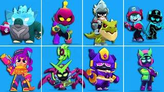 NEW BRAWLERS + ALL SKINS ANIMATIONS - Brawl Stars Mutations Update