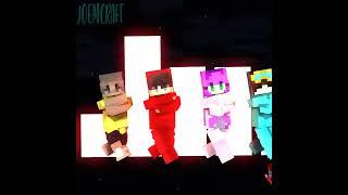 CASH CREW  ZOEY SHADY AND NICO  SHUFFLE DANCE #minecraftanimation #minecraftshorts #joemcraft