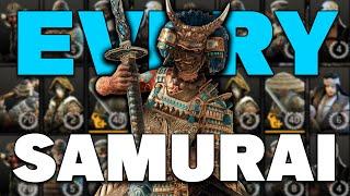 I Played a Game as EVERY Samurai in For Honor