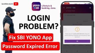 Fix SBI YONO App Password Expired  Fix SBI Internet Banking Password Expired