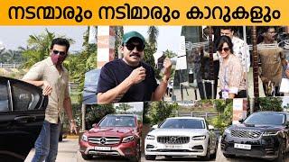 Mollywood Celebrities with their Luxury Cars At Amma General Body Meeting 2021