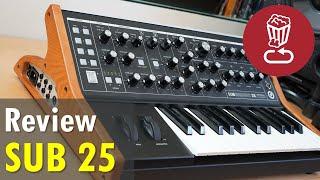 Moog SUBSEQUENT 25 Review tutorial and patch ideas  SUB 25