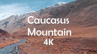 Caucasus Mountains 4K  4K Drone Footage