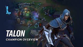 Talon Champion Overview  Gameplay - League of Legends Wild Rift