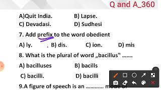 TNTET English Model questions with answers #tntet#tntetenglish