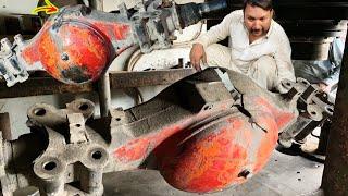 Crisis Averted Masterful Restoration of Trucks Wheel Axle Housing  from an Unlikely Predicament
