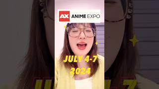 I’ll be performing at Anime Expo    When July 4-7 2024 Where Los Angeles CA #revuppowerup