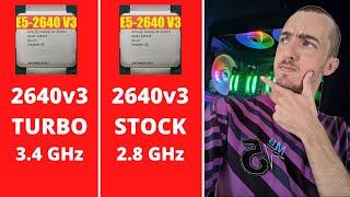 XEON E5 2640V3 - STOCK vs UNLOCK TURBO BOOST