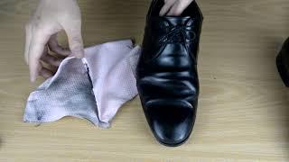 ASMR- 구두닦기  Polishing shoes with soft spoken  korean  Real sound