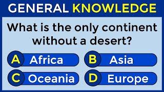 How Good Is Your General Knowledge? Take This 40-question Quiz To Find Out #challenge 27