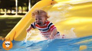 FUNNY BABIES WATER FAILS - Funny Baby Videos  Just Funniest