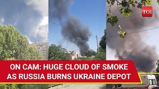 Putins Missiles Avenge Ukraines U.S.-backed ATACMS Strike On Crimea Big Explosion Rocks Depot