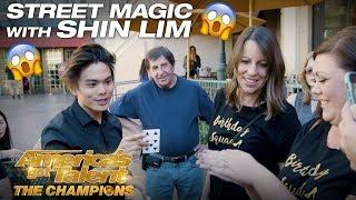 WOW Shin Lim Blows Minds with Street Magic - Americas Got Talent The Champions