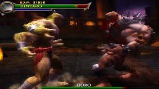 GORO VS KINTARO  MAD FIGHT  Mortal Kombat Shaolin Monks