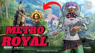 MY LAST WAY  I FIRST TIME PLAY IN METRO ROYALE  UD٭d6KJ PUBG MOBILE