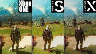 The Witcher 3 Next Gen Update Xbox One vs. Series S vs. Series X comparison  Graphics Loading FPS