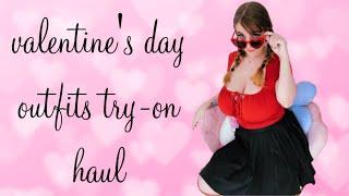 Busty Girl Valentine’s Day Outfits Try-On Haul