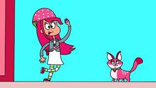 Strawberry Shortcake Plays Fetch With Her Cat Custard