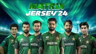 Presenting Pakistans 𝐌𝐚𝐭𝐫𝐢𝐱 𝐉𝐞𝐫𝐬𝐞𝐲𝟐𝟒  ICC Mens T20 World Cup 2024