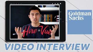 Ace your Goldman Sachs Video Interview  Hirevue Investment Banking