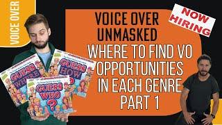 WHERE TO FIND VOICE OVER JOBS IN EACH GENRE PART 1 E-Learning Museum Tours Radio Imaging Toys