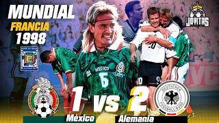 MÉXICO vs ALEMANIA HD - Francia 1998  El día que FALLÓ el MATADOR HERNÁNDEZ  Narración TELEVISA