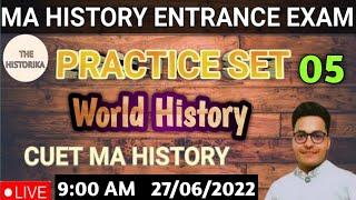 CUET PG HISTORY ENTRANCE EXAM World History #history #cuet #strategy #jnu #bhu #du #nta #mcqs #jrf