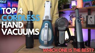 TOP 4 HANDHELD VACS on AMAZON  I compare them for you  Bissell Shark Black+Decker