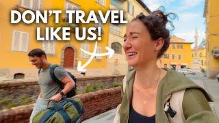 Why Do We Always Make This Mistake??  Italy Train Travel from Lucca to Poggibonsi Tuscany 