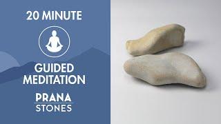 20 Minute Guided Meditation with Prana Stones   Simple Mantra Meditation  Hands-On Meditation