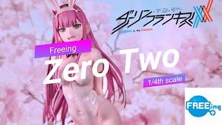 Freeing B-Style Zero Two Bunny Ver. 2nd 14th scale figure unboxing review Darling in the FRANXX