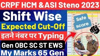 CRPF HCM Cut off 2023️ CRPF HCM Expected cut off 2023  CRPF HCM Final cut off 2023  Safe Score 