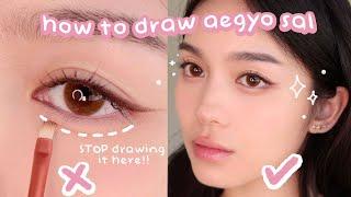 How to Draw Aegyo Sal for Beginners different shapes mistakes to avoid