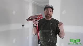 How to Use a 12-Inch Drywall Flat Box for a Final Skim Coat  Video 66