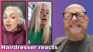 Hairdresser reacts to TIK TOK HAIR FAILS