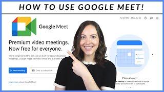 Google Meet For Beginners  How To Use Google Meet in 2021