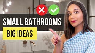  TOP 10 Ideas for SMALL BATHROOMS  Interior Design Ideas and Home Decor  Tips and Trends