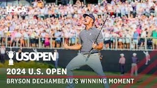 2024 U.S. Open Highlights Bryson DeChambeau Winning Moment