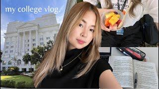 COLLEGE VLOG • Studying Law Busy Week in DLSU & University Life   Princess Torres