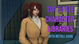 Honey Select & Illusion Top 3 Character Libraries + Install guide