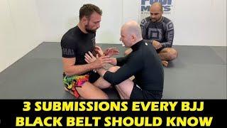 3 Submissions Every BJJ Black Belt Should Know by Craig Jones Bernardo Faria & John Danaher