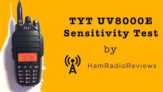 TYT UV8000E Sensitivity Test