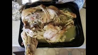 MR DWELLER MADE ROTTEN THANKSGIVING TURKEY IT LOOKS DISGUSTING