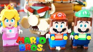 Super Mario World LEGO Multiple Sets with Bowsers Airship from the Movie