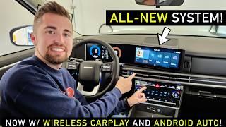NEW Hyundai & Kia ccNC Infotainment System WIRELESS CarPlay & Android Auto Review & Tutorial