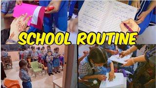 school routine vlog 1st school vlog  my school routine