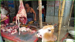 Amazing Beef Market Muslim Market Cow Meat Processing Old Dhaka Bangladesh