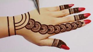 Stylish Easy Backhand Mehandi designs Simple Mehandi design  Latest Mehndi designs Henna design