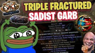 CRAFTING A GG TRIPLE FRACTURED SADIST GARB -  Path of Exile Necropolis 3.24 