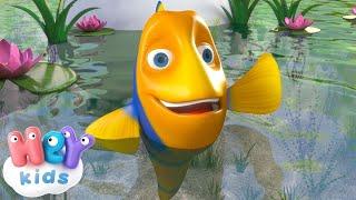 The Fish song for kids  Nursery rhymes for babies and toddlers - HeyKids